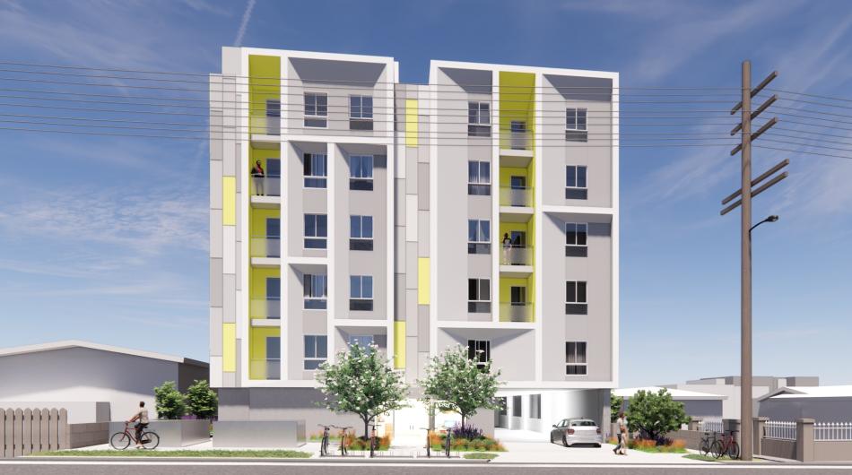 Affordable housing planned for empty lot at 12534 San Fernando Road in